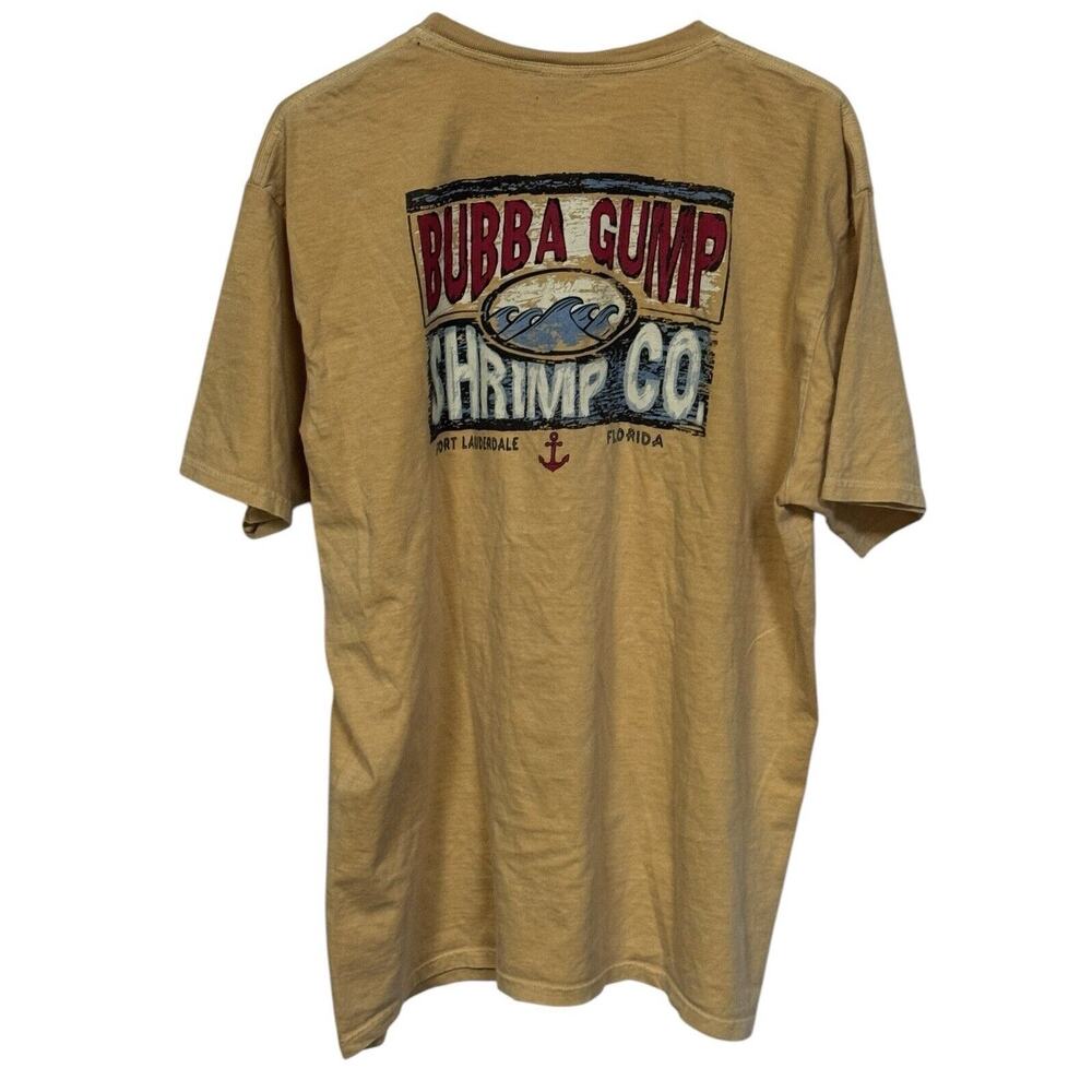 Bubba Gump Shrimp Company L T-Shirt Fort Lauderdale Florida Restaurant Seafood